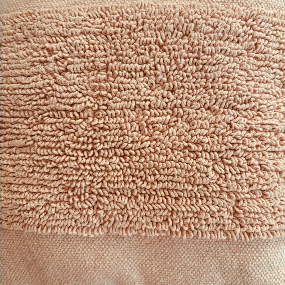 Textured Accent Pillow set - Blush Peach